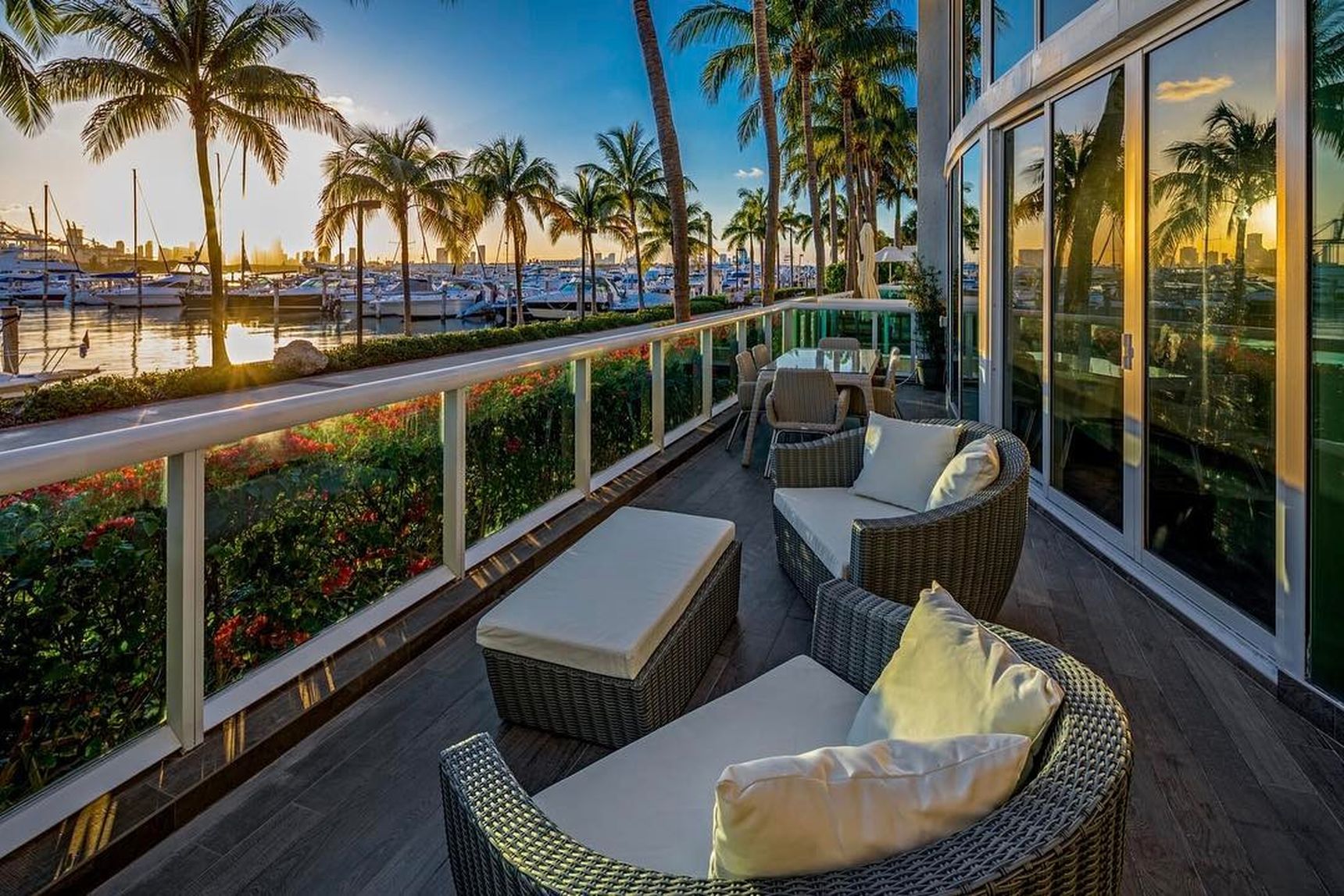 Terrace at Murano at Portofino Luxury Miami Beach Townhome