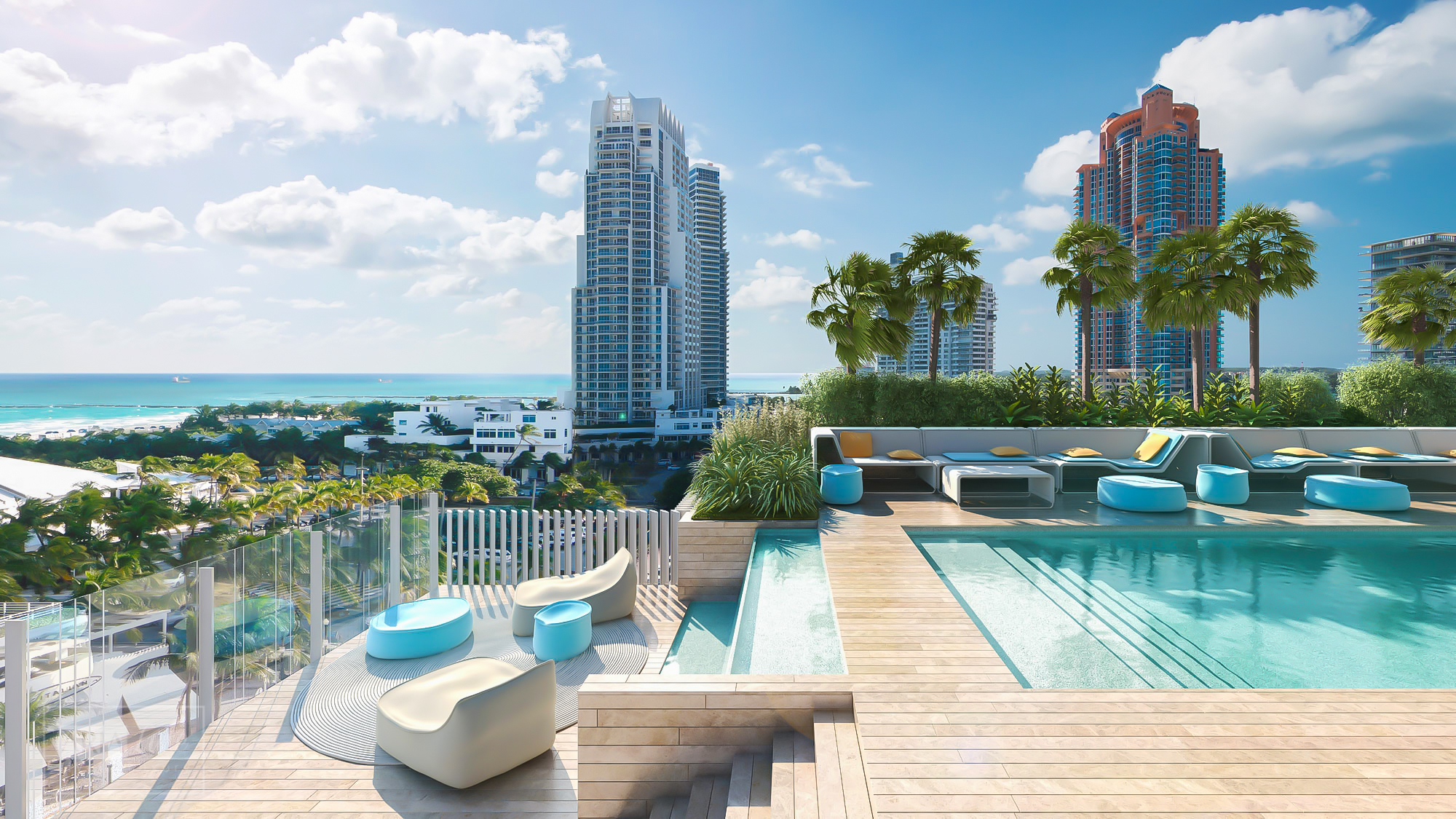 Glass South of Fifth Miami Beach Luxury Condo Building
