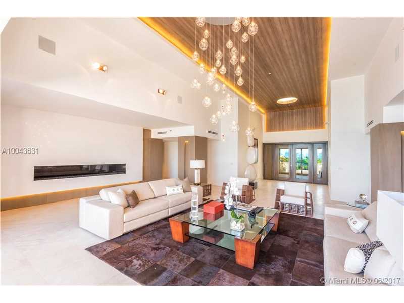 Fisher Island Home For Sale Living Room