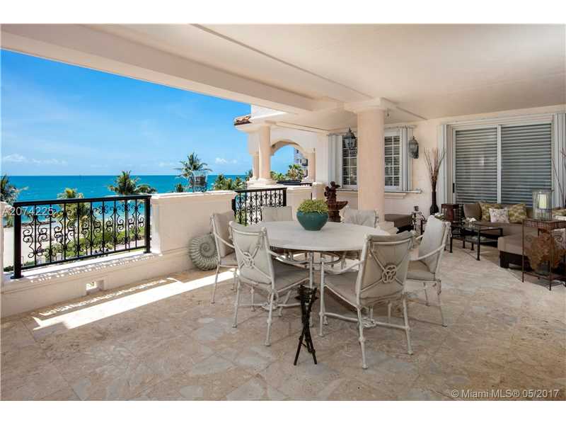 Fisher Island Home For Sale Balcony